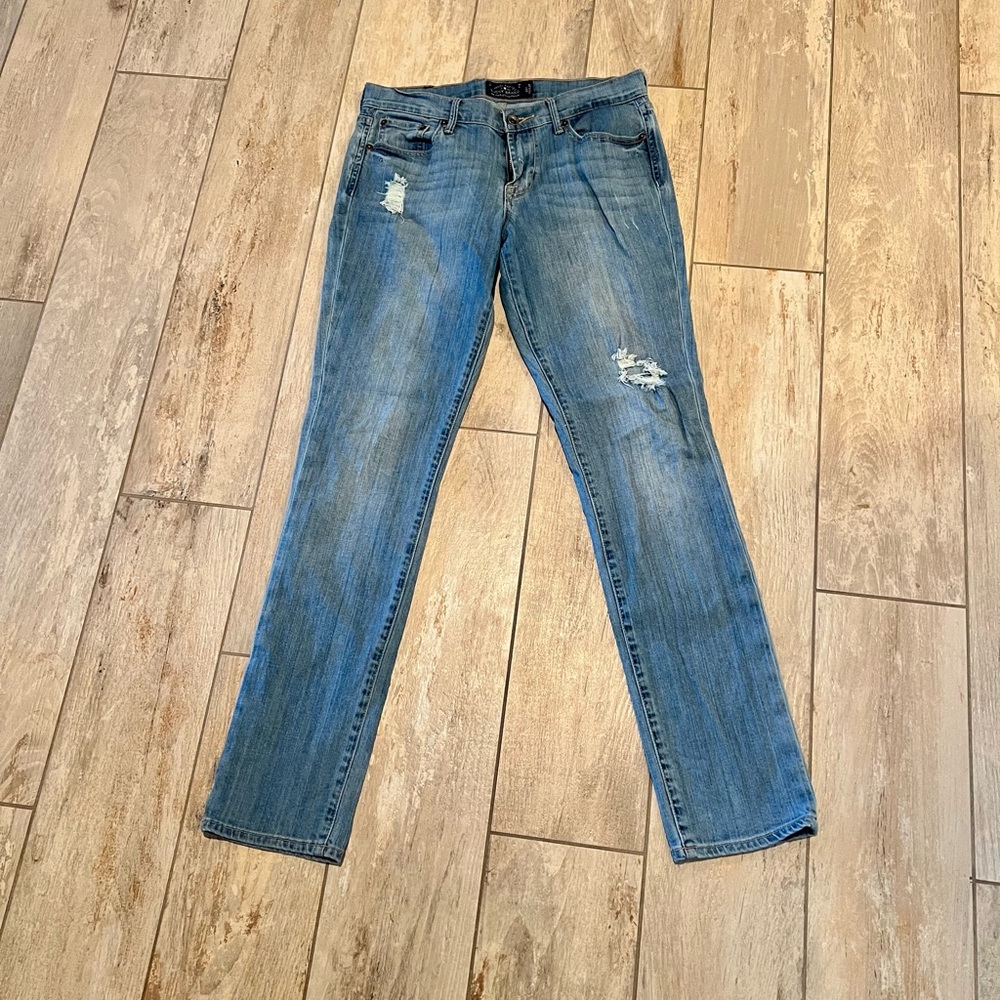 Lucky Brand Sweet Straight Distressed Jean, Size 27